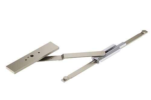 Roto AL Designo - Limitador de apertura especial controlado por la manilla y con bloqueador en posición final